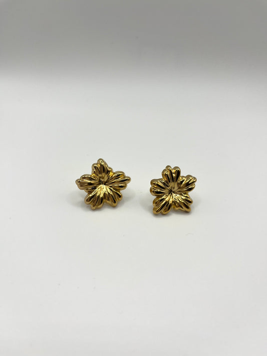 Brincos Fleur Dorée